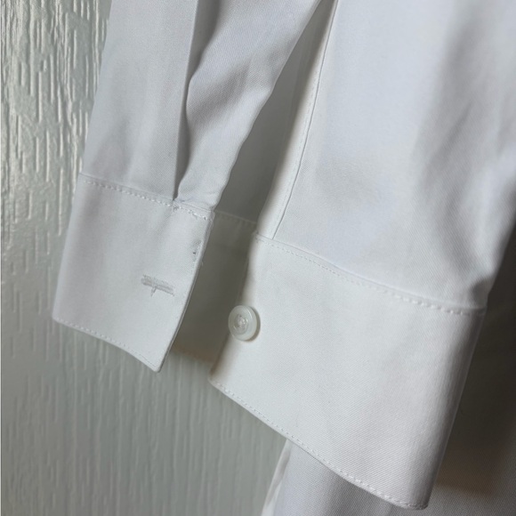 Chico's Classic White Cotton Shirt - Picture 4 of 11